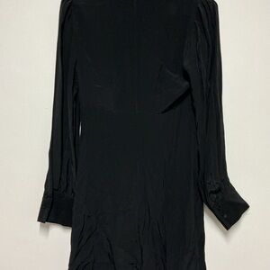 Zara Classic Black Long Sleeve Dress
